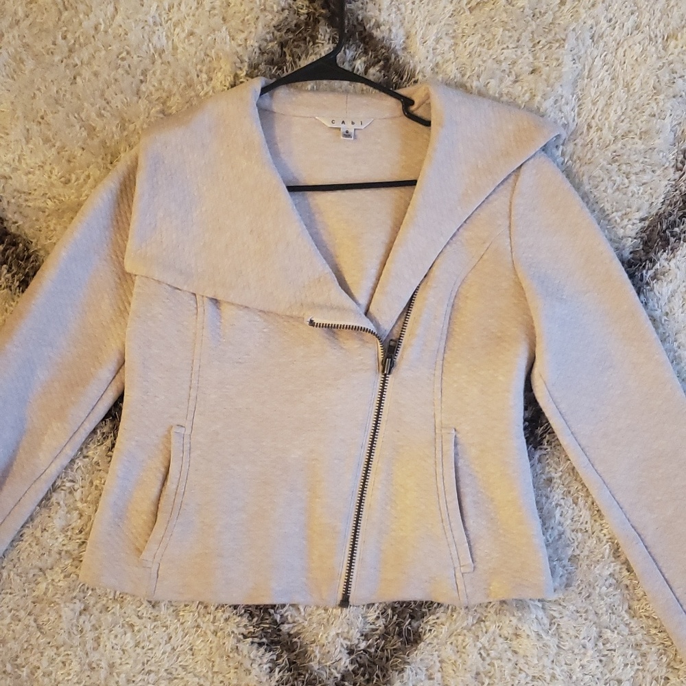 Cabi Ryder Quilted Moto Asymmetrical Jacket